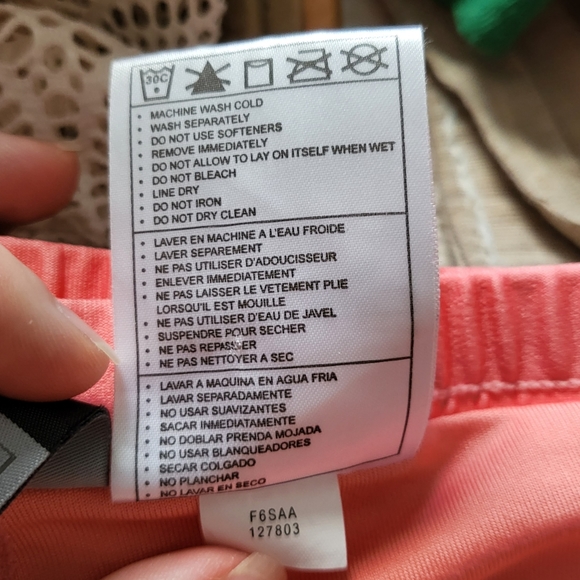 Nike Skirt Dri-Fit Flat Panel Boarder Peach Tennis / Golf - Picture 11 of 11